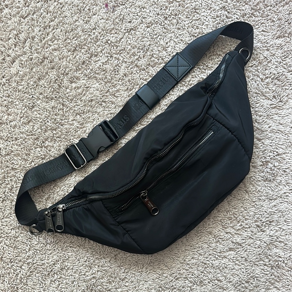 Stylish Black Steve Madden Crossbody Bag Fanny Pack